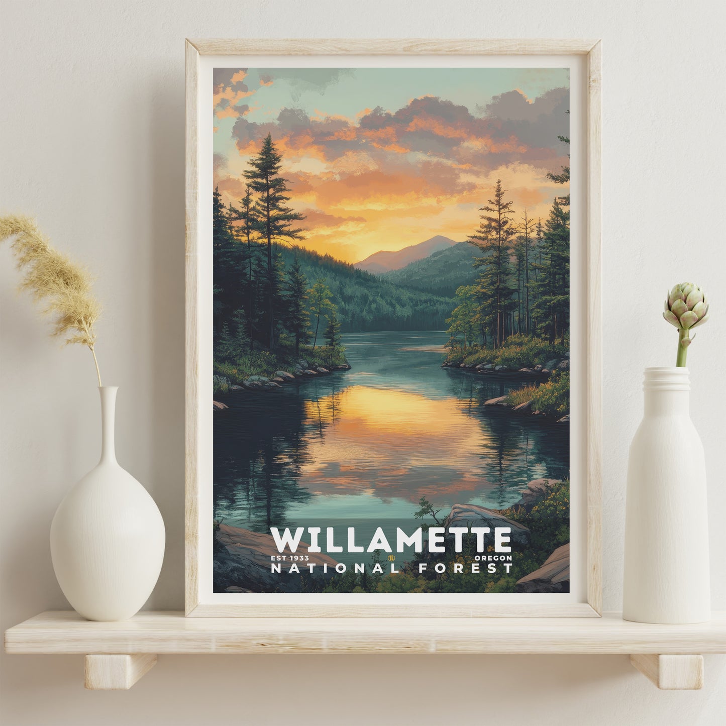 Willamette National Forest Poster | S02