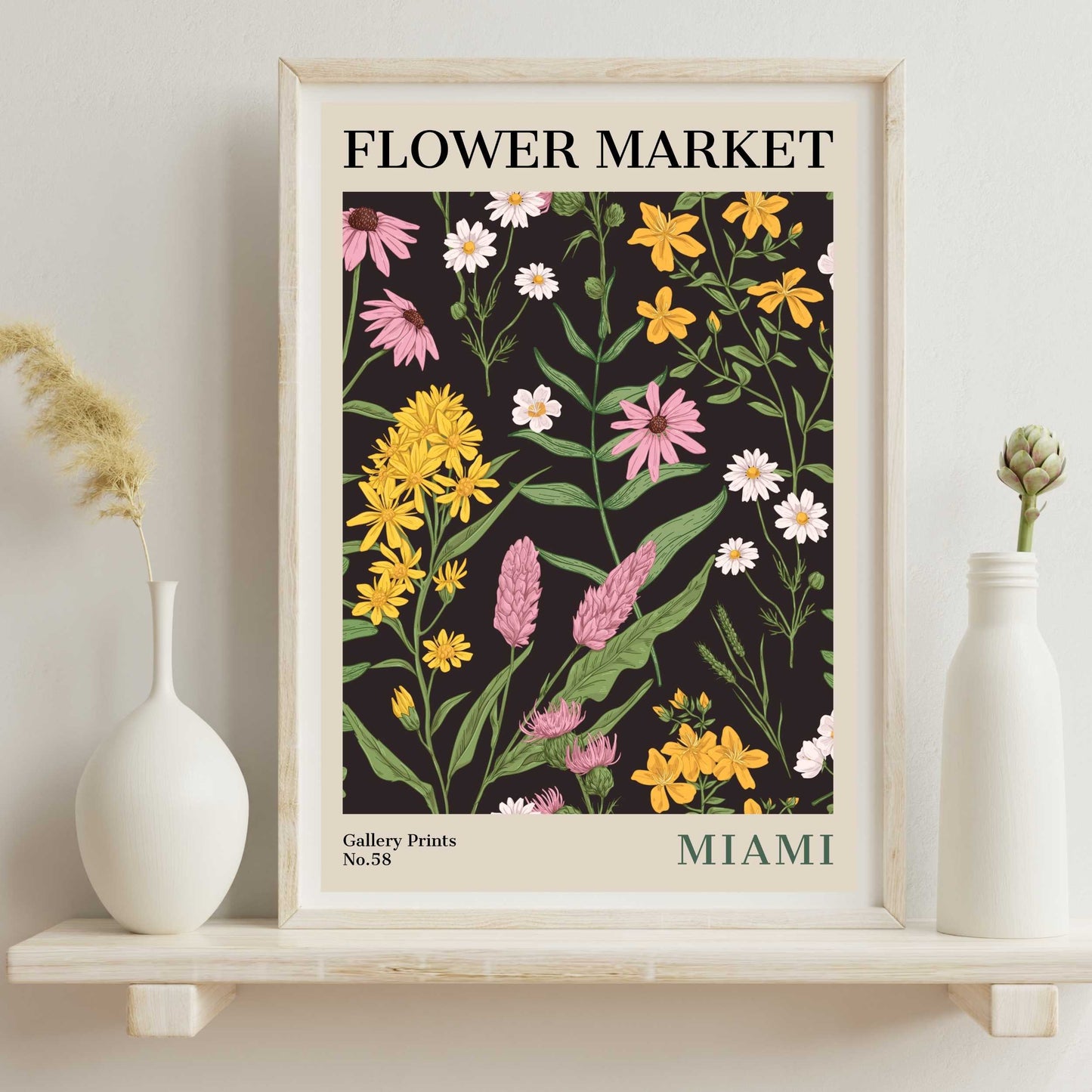 Miami Flower Market Poster | S02