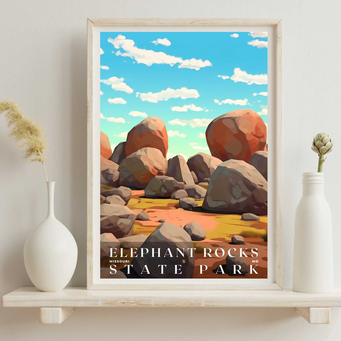Elephant Rocks State Park Poster | US Travel | S01