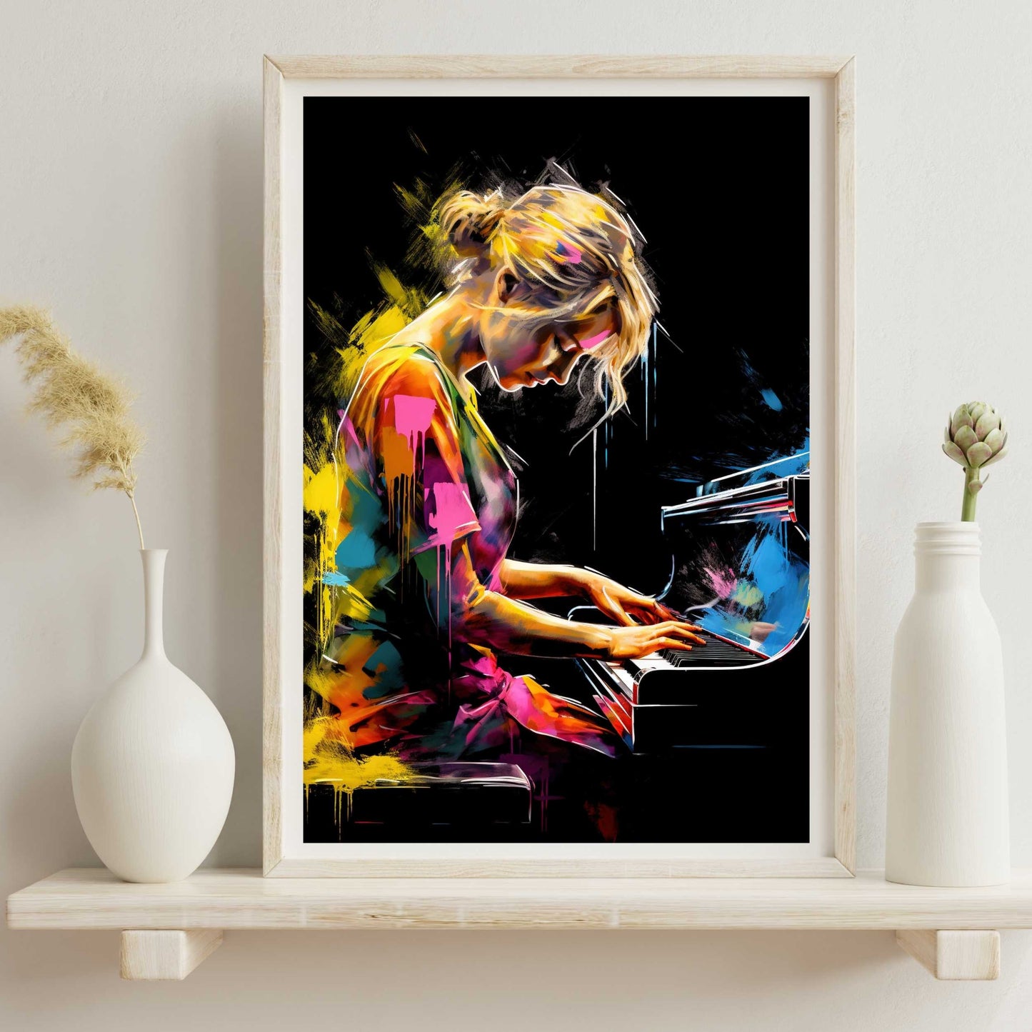 Female Pianist 2 Poster | S01