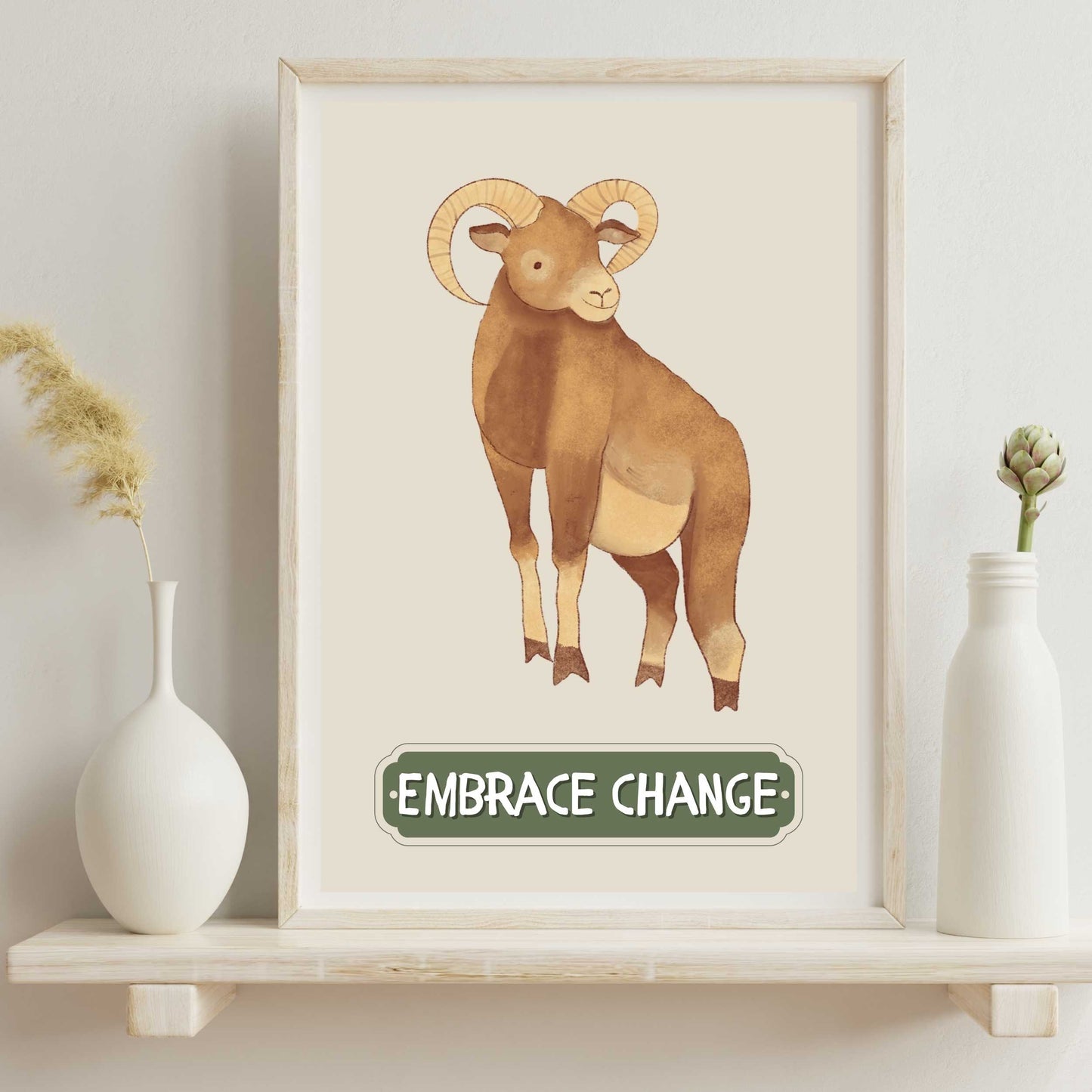 Embrace Change Goat Poster | S01