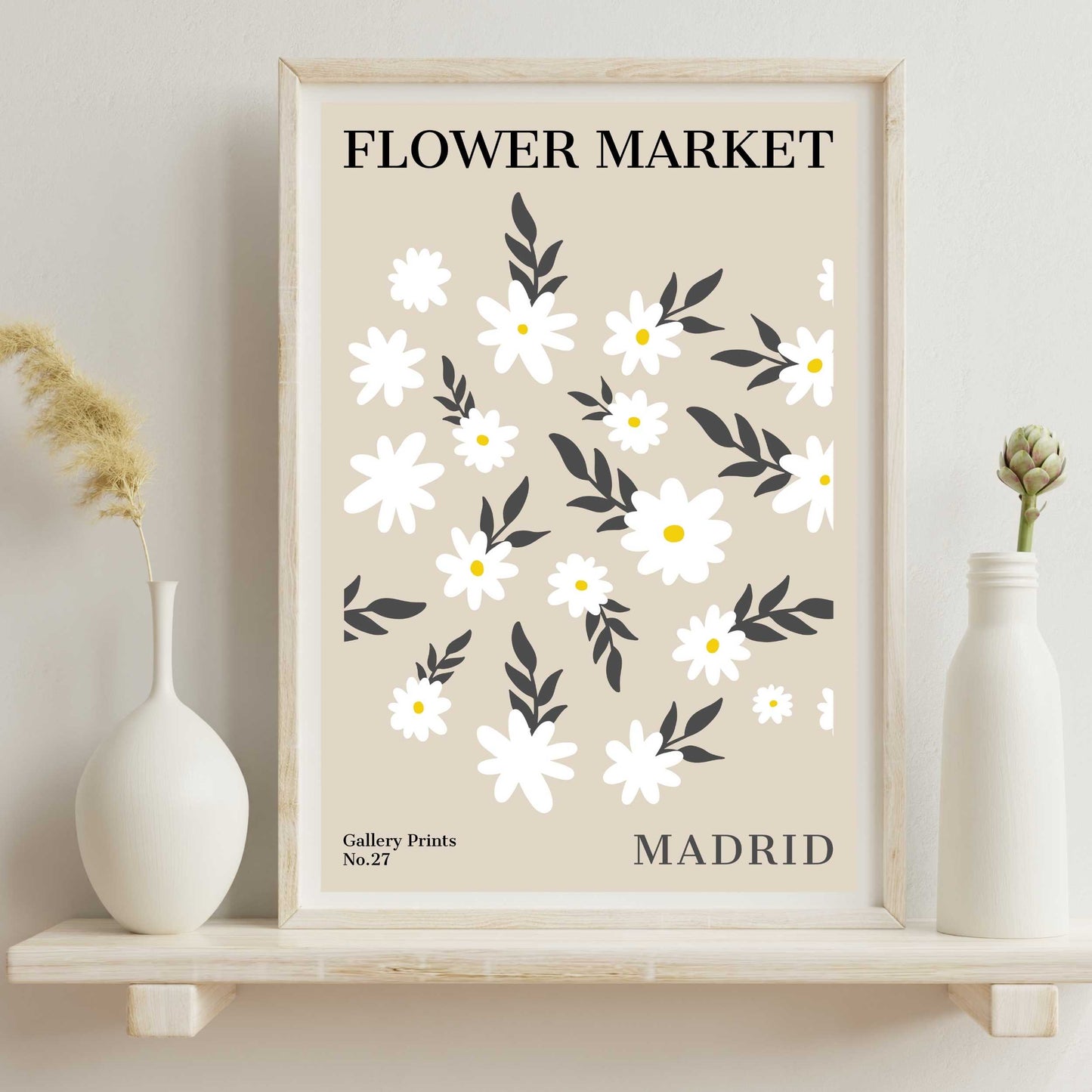 Madrid Flower Market Poster | S01