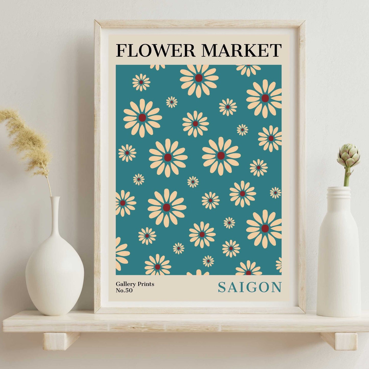 Saigon Flower Market Poster | S02