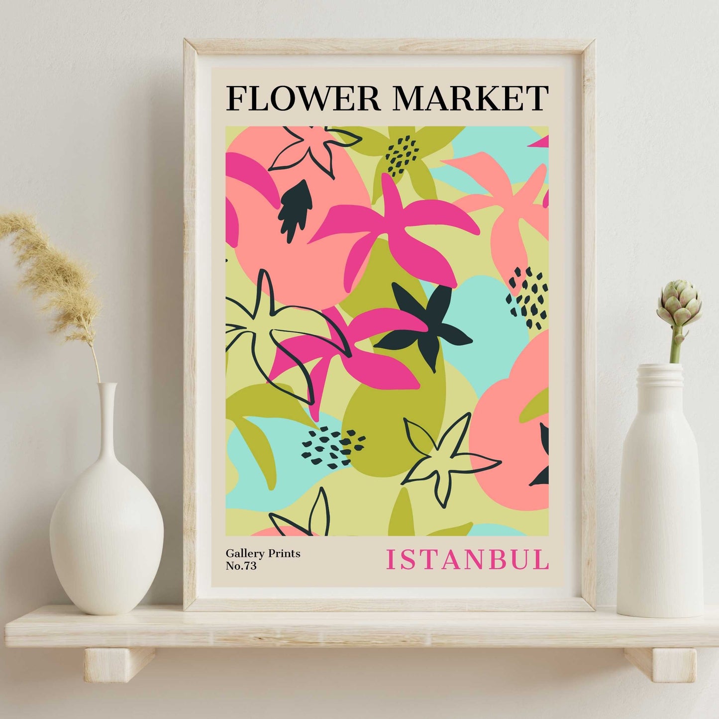 Istanbul Flower Market Poster | S02