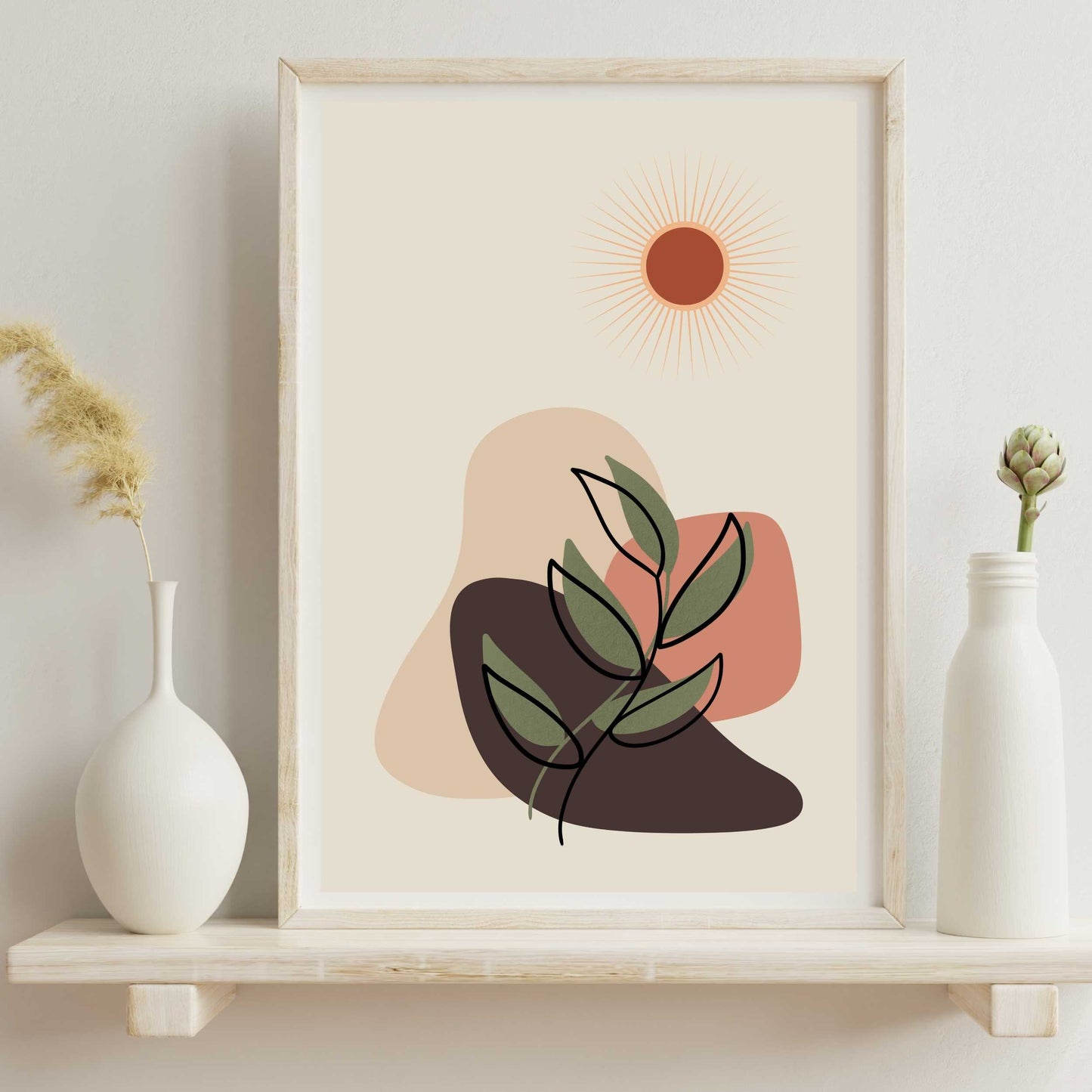 Boho Abstract Poster #01 | S01