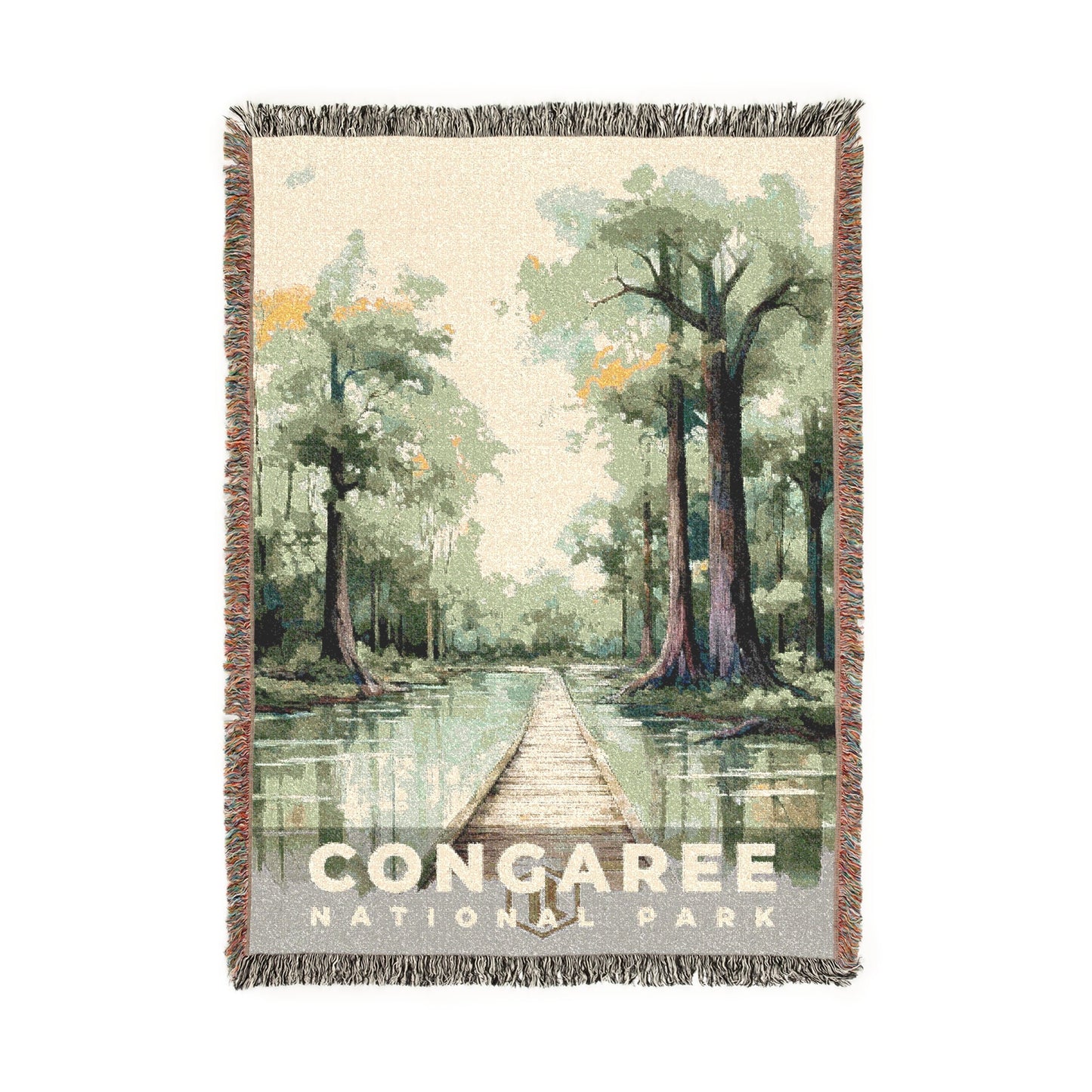 Congaree National Park Woven Blanket | S08