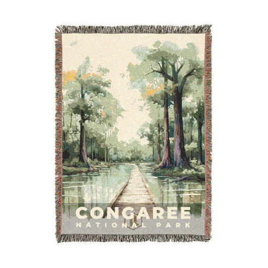 Congaree National Park Woven Blanket | S08