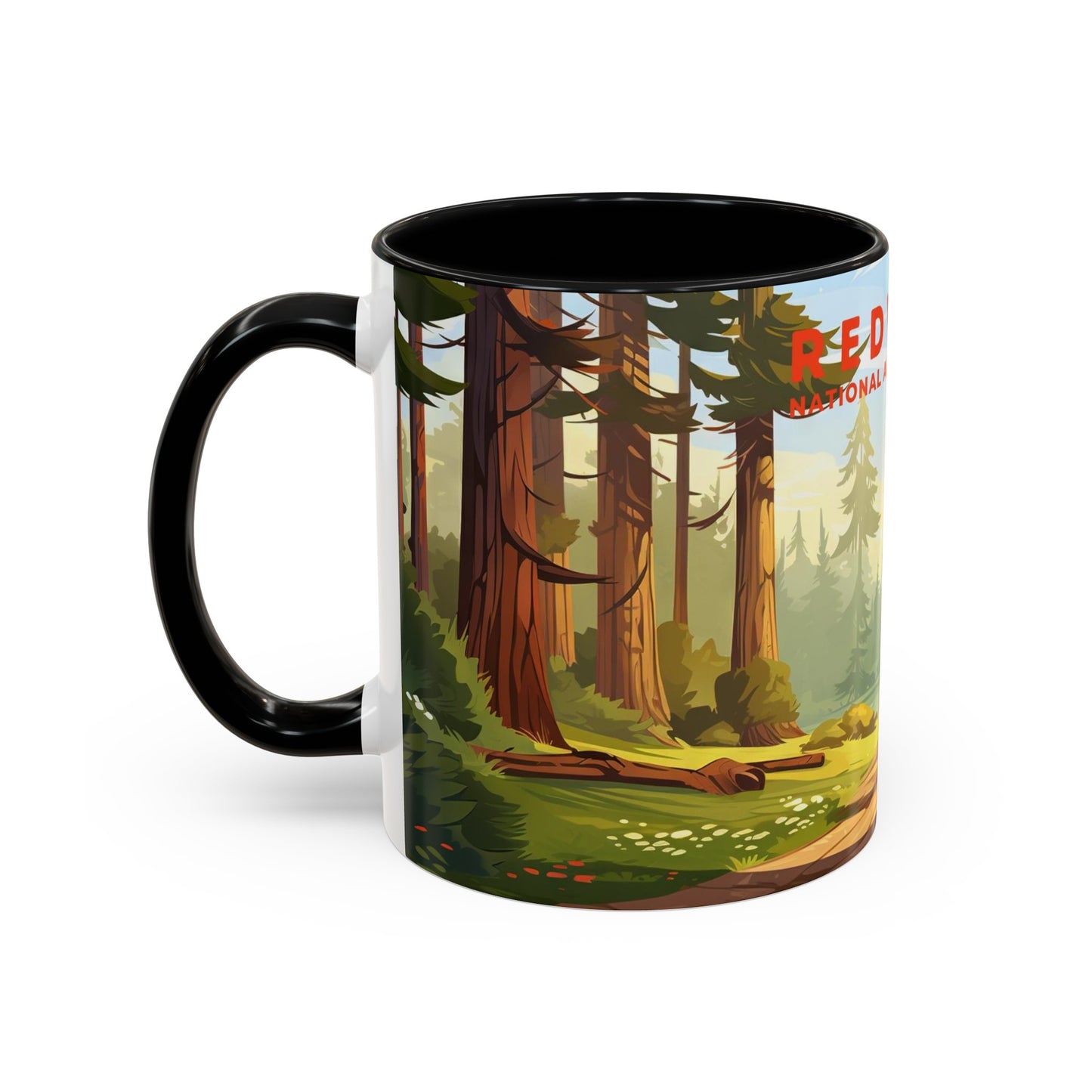 Redwood National Park Mug | Accent Coffee Mug (11, 15oz)