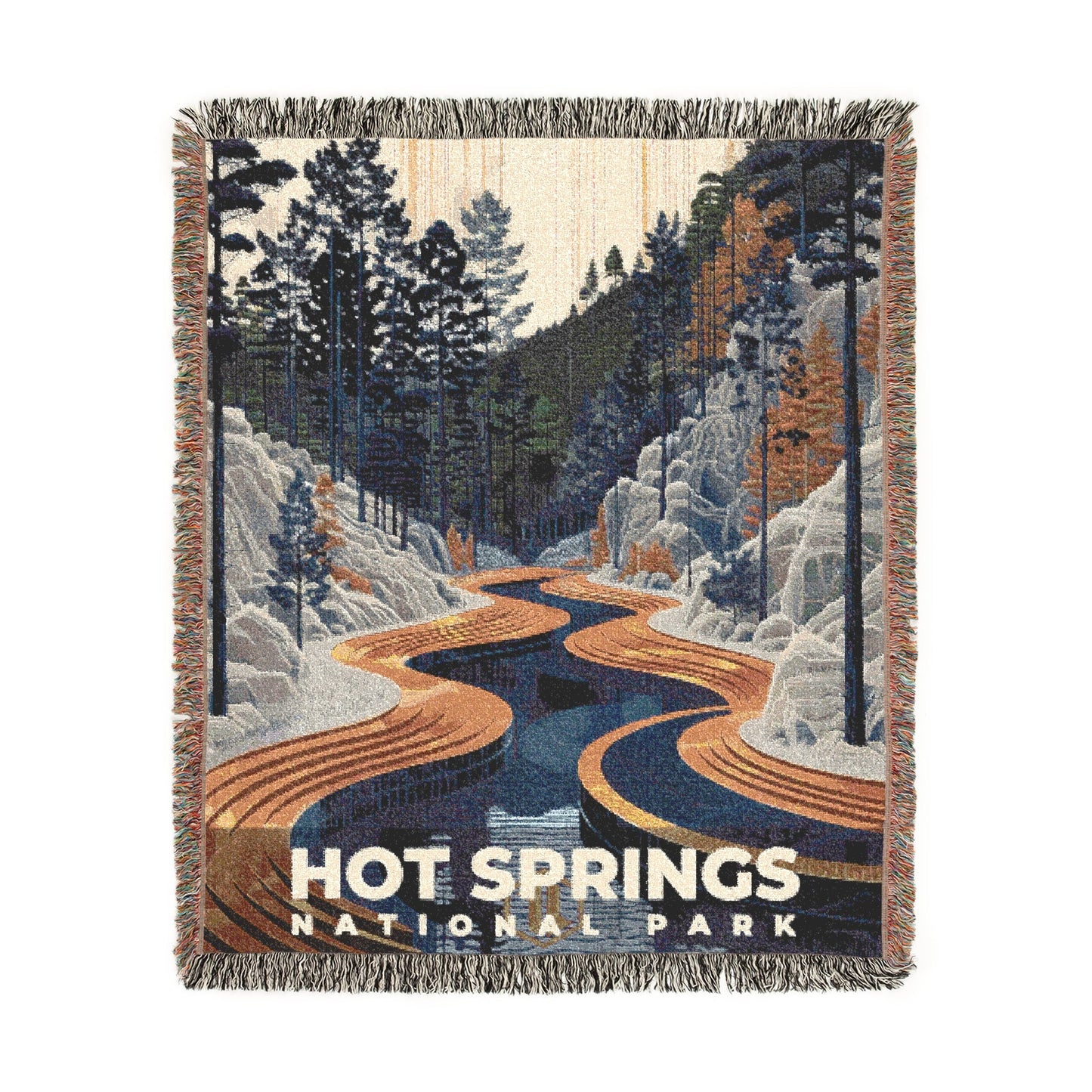 Hot Springs National Park Woven Blanket | S19