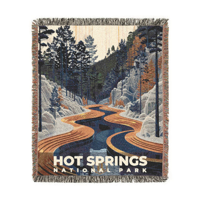 Hot Springs National Park Woven Blanket | S19