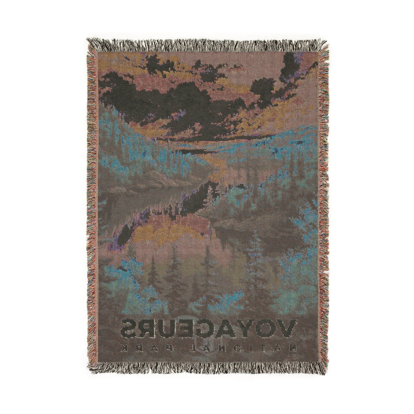 Voyageurs National Park Woven Blanket | S13