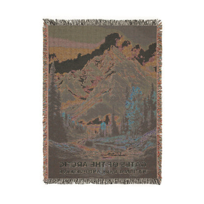 Gates of the Arctic National Park Woven Blanket | S16
