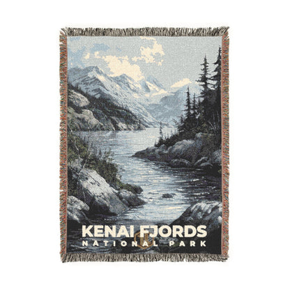 Kenai Fjords National Park Woven Blanket | S17