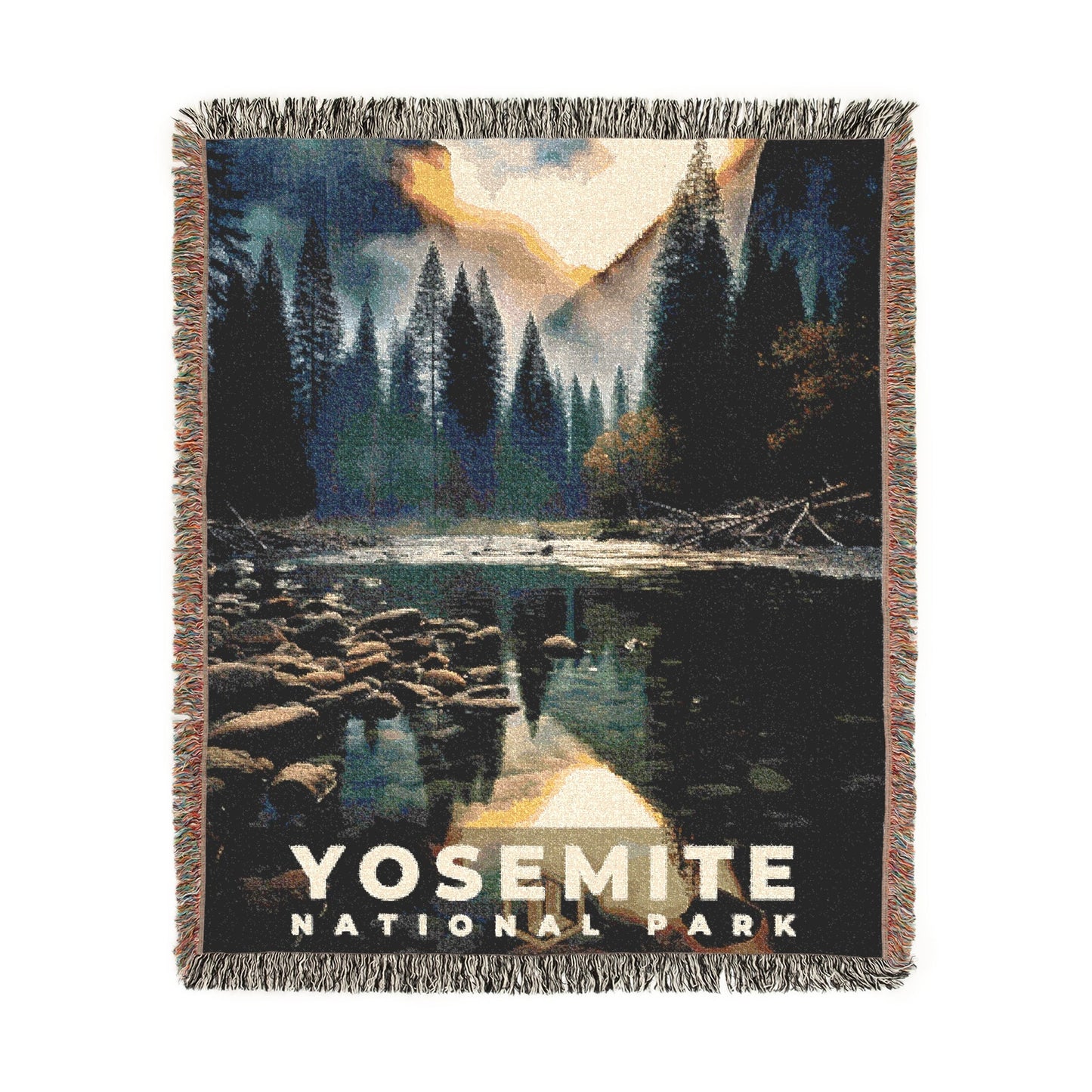 Yosemite National Park Woven Blanket | S10