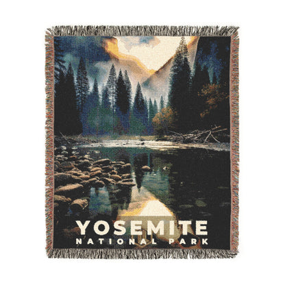 Yosemite National Park Woven Blanket | S10