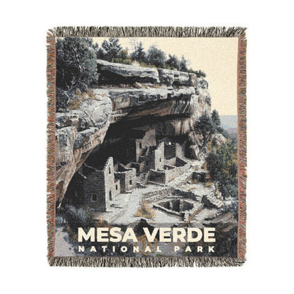 Mesa Verde National Park Woven Blanket | S17