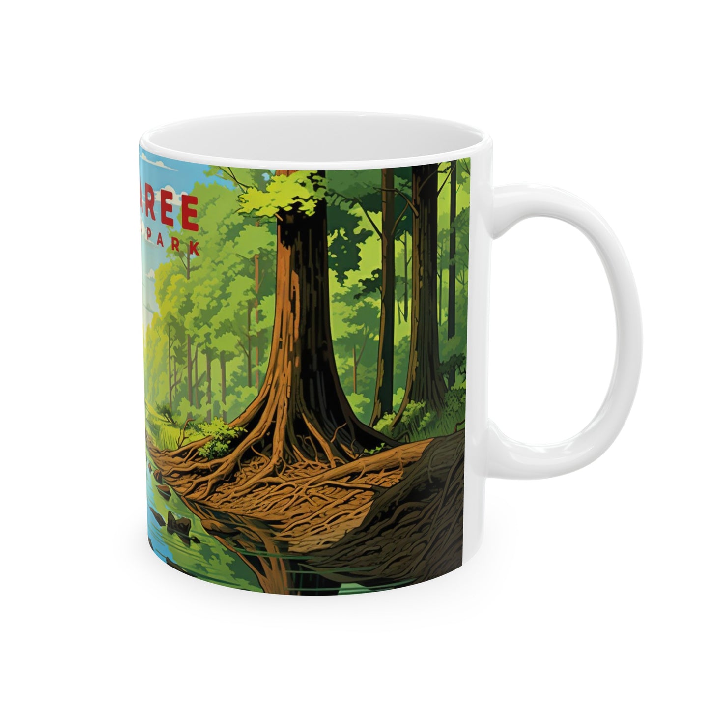 Congaree National Park Mug | White Ceramic Mug (11oz, 15oz)