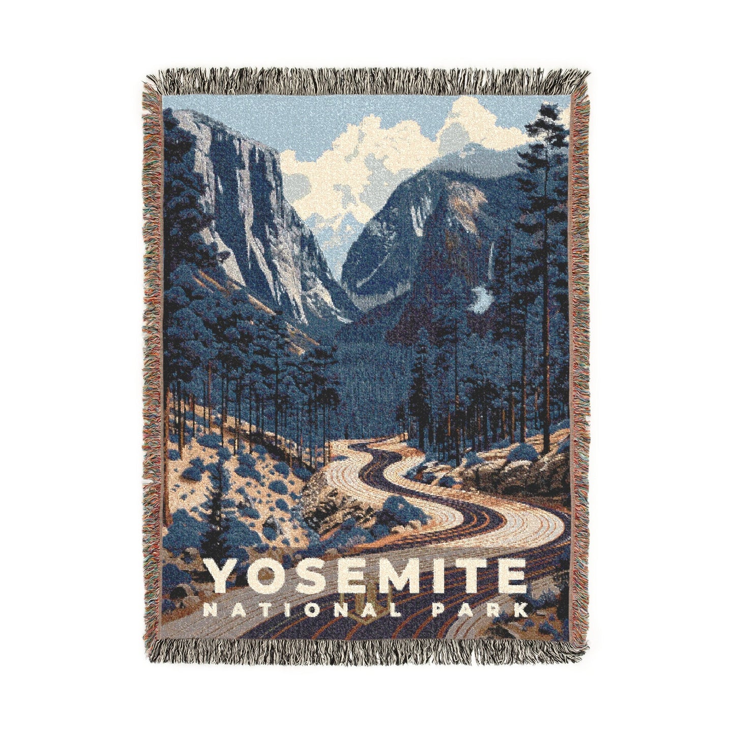 Yosemite National Park Woven Blanket | S19