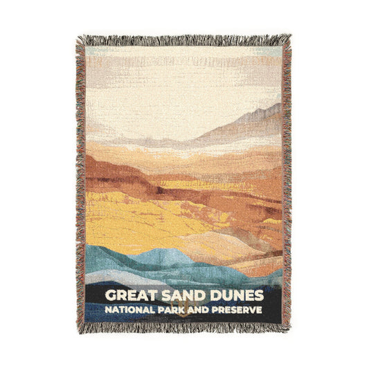Great Sand Dunes National Park Woven Blanket | S09