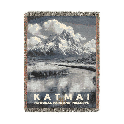 Katmai National Park Woven Blanket | S15