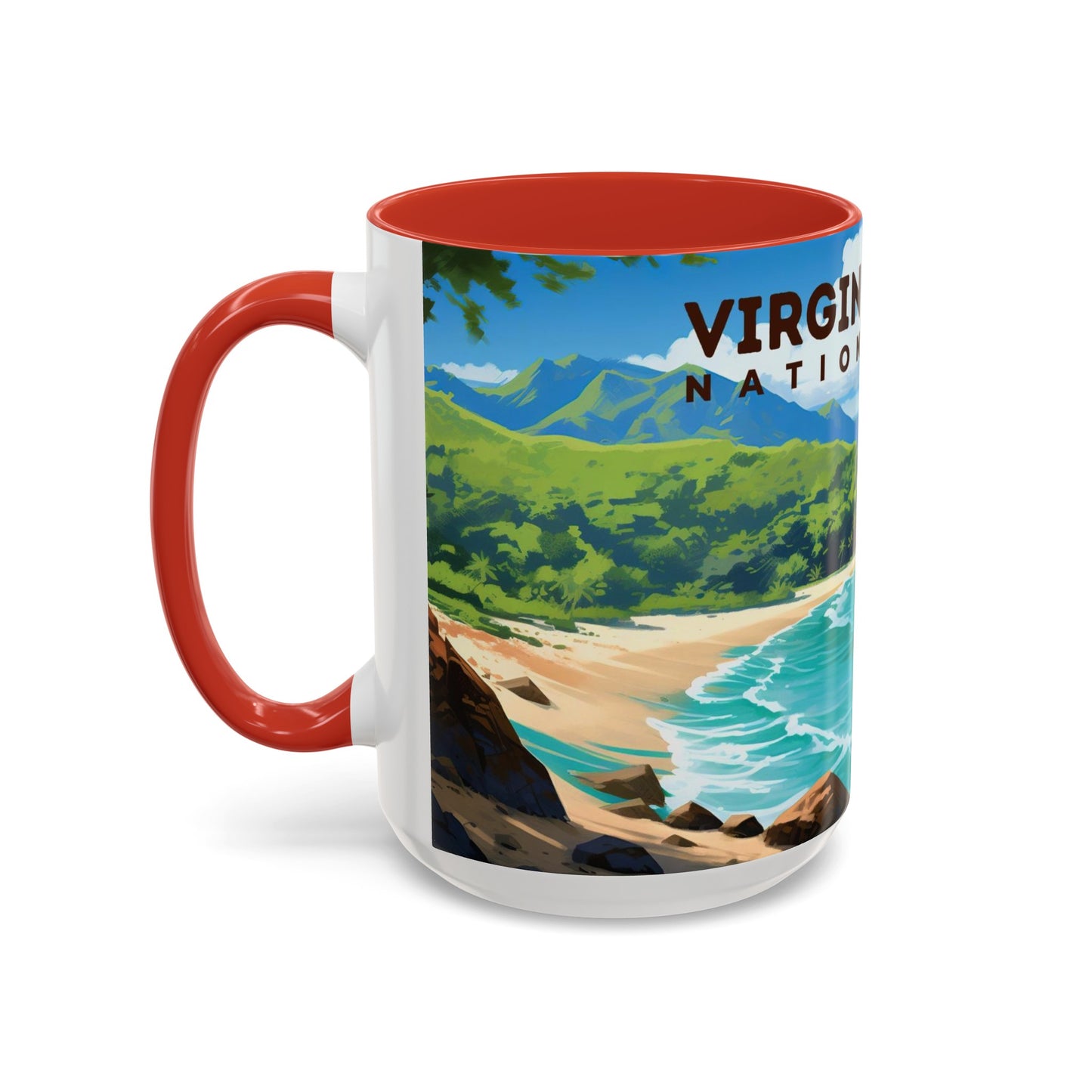 Virgin Islands National Park Mug | Accent Coffee Mug (11, 15oz)