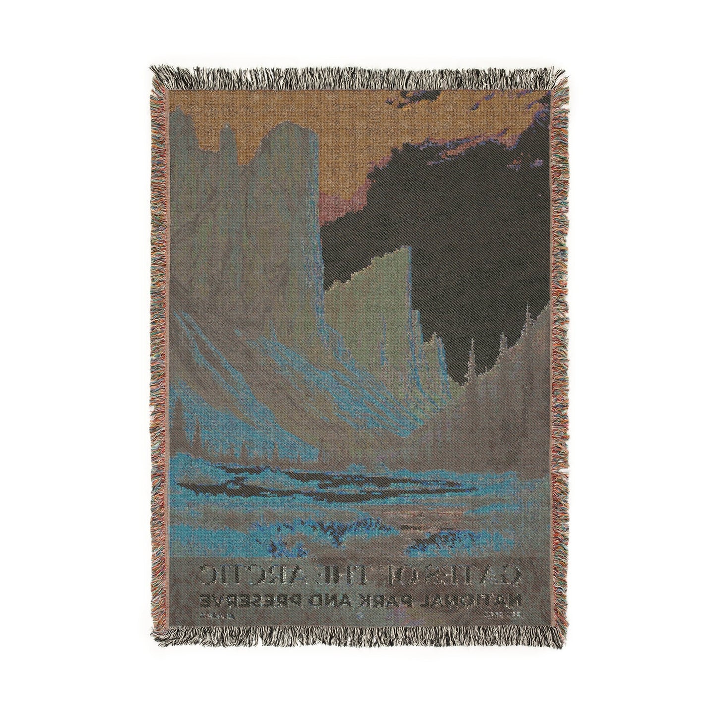 Gates of the Arctic National Park Woven Blanket | S02
