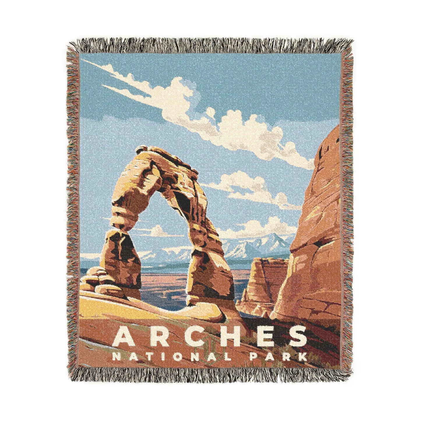 Arches National Park Woven Blanket | S07