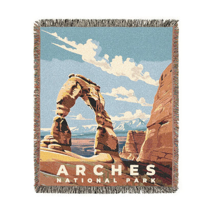 Arches National Park Woven Blanket | S07