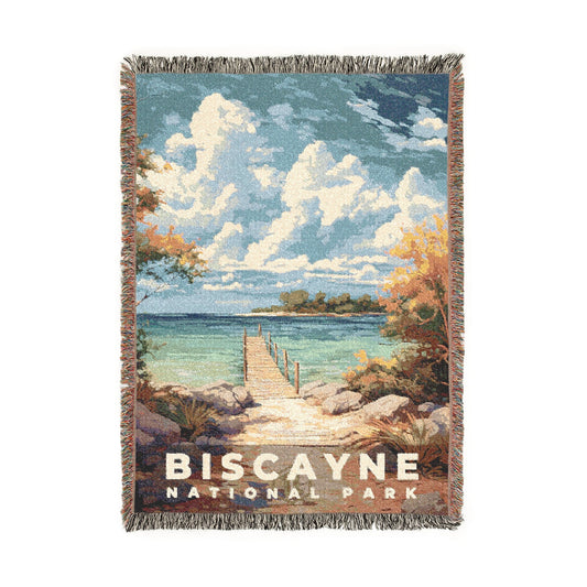 Biscayne National Park Woven Blanket | S06