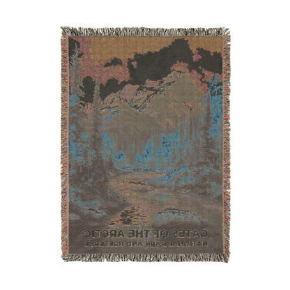 Gates of the Arctic National Park Woven Blanket | S18