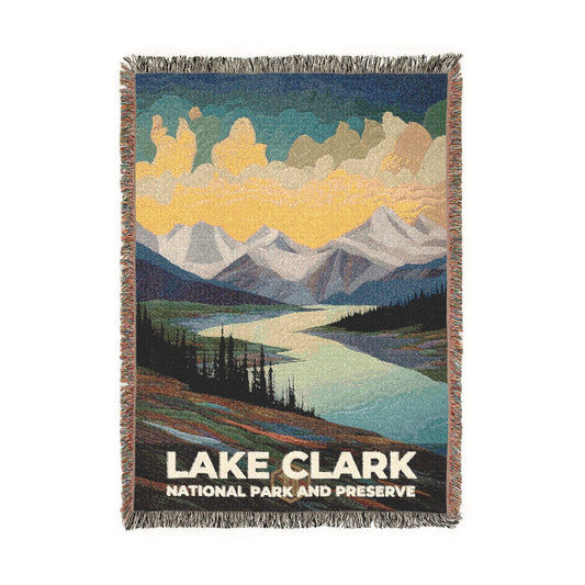 Lake Clark National Park Woven Blanket | S09