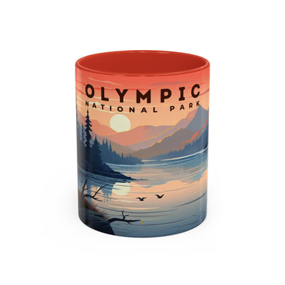 Olympic National Park Mug | Accent Coffee Mug (11, 15oz)