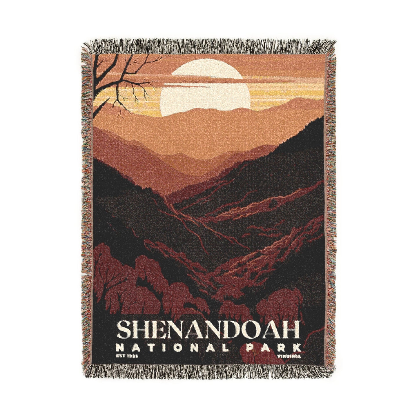 Shenandoah National Park Woven Blanket | S03