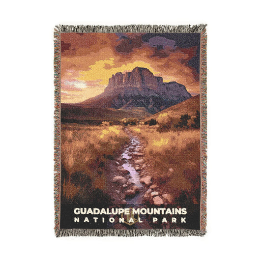 Guadalupe Mountains National Park Woven Blanket | S10