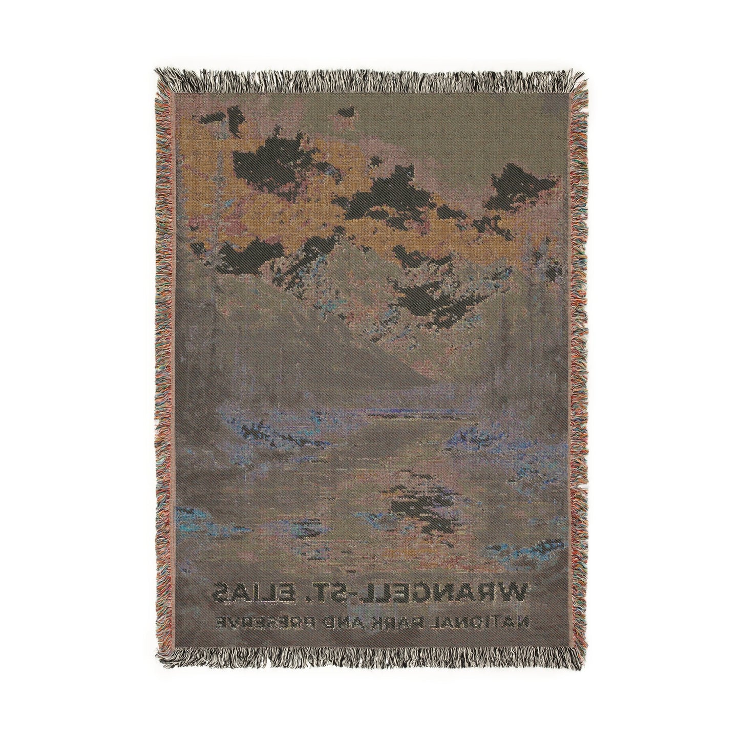Wrangell-St. Elias National Park Woven Blanket | S14