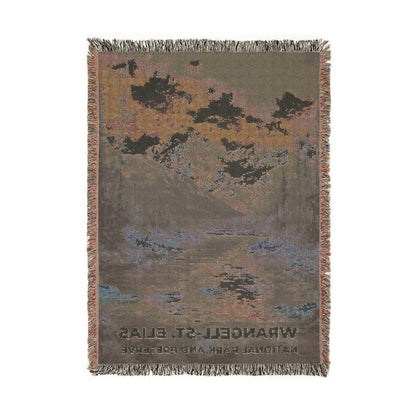 Wrangell-St. Elias National Park Woven Blanket | S14
