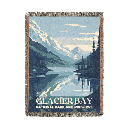 Glacier Bay National Park Woven Blanket | S01