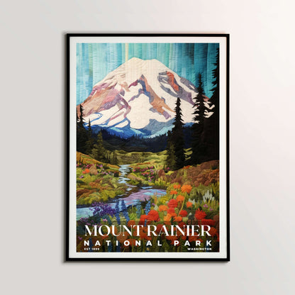 Mount Rainier National Park Poster | S09