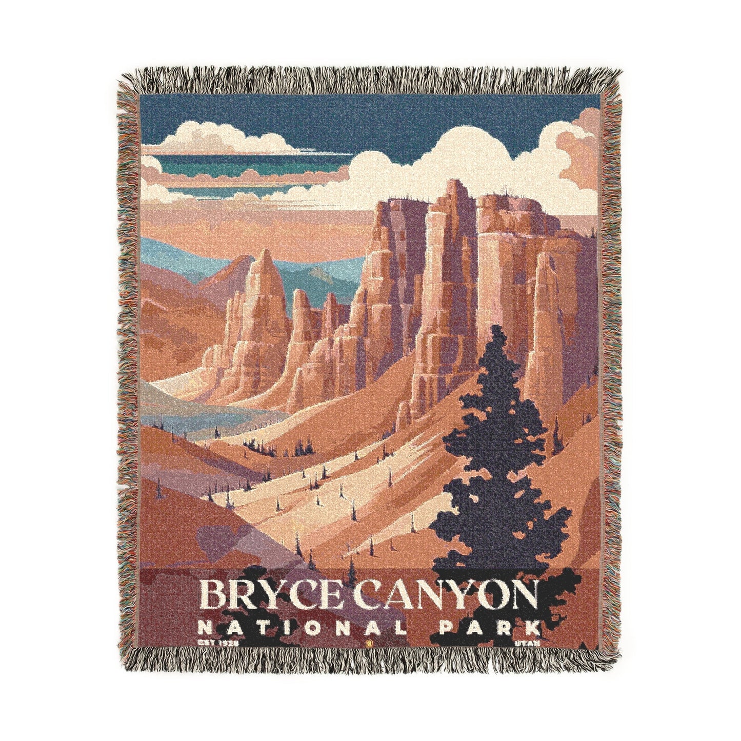 Bryce Canyon National Park Woven Blanket | S05
