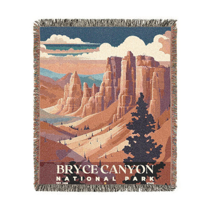 Bryce Canyon National Park Woven Blanket | S05