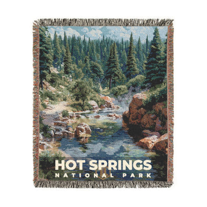 Hot Springs National Park Woven Blanket | S18