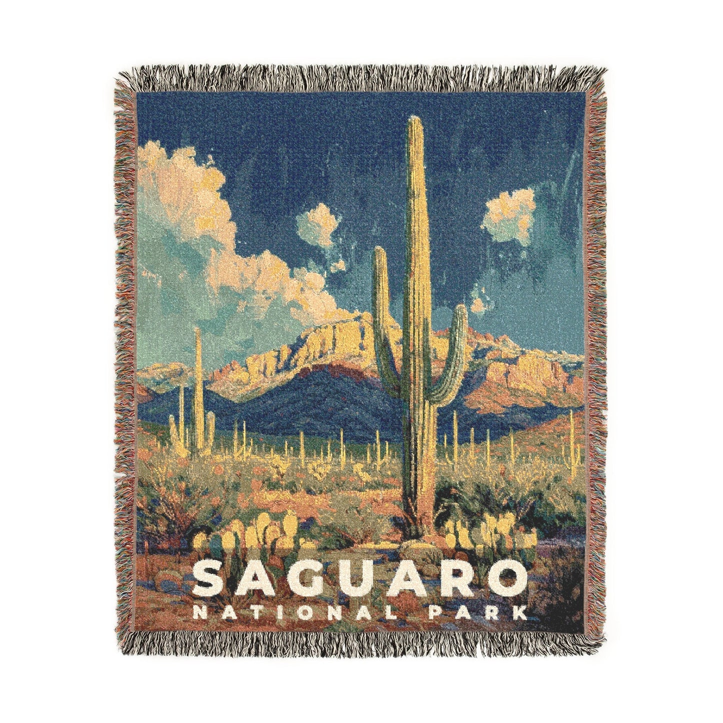 Saguaro National Park Woven Blanket | S14