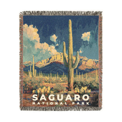 Saguaro National Park Woven Blanket | S14