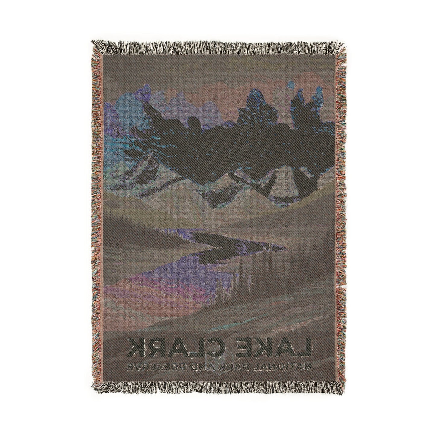 Lake Clark National Park Woven Blanket | S09