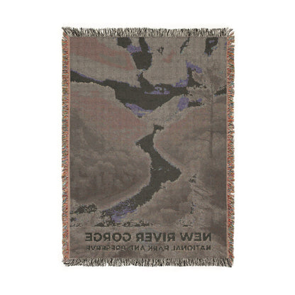 New River Gorge National Park Woven Blanket | S15