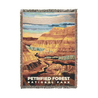 Petrified Forest National Park Woven Blanket | S09