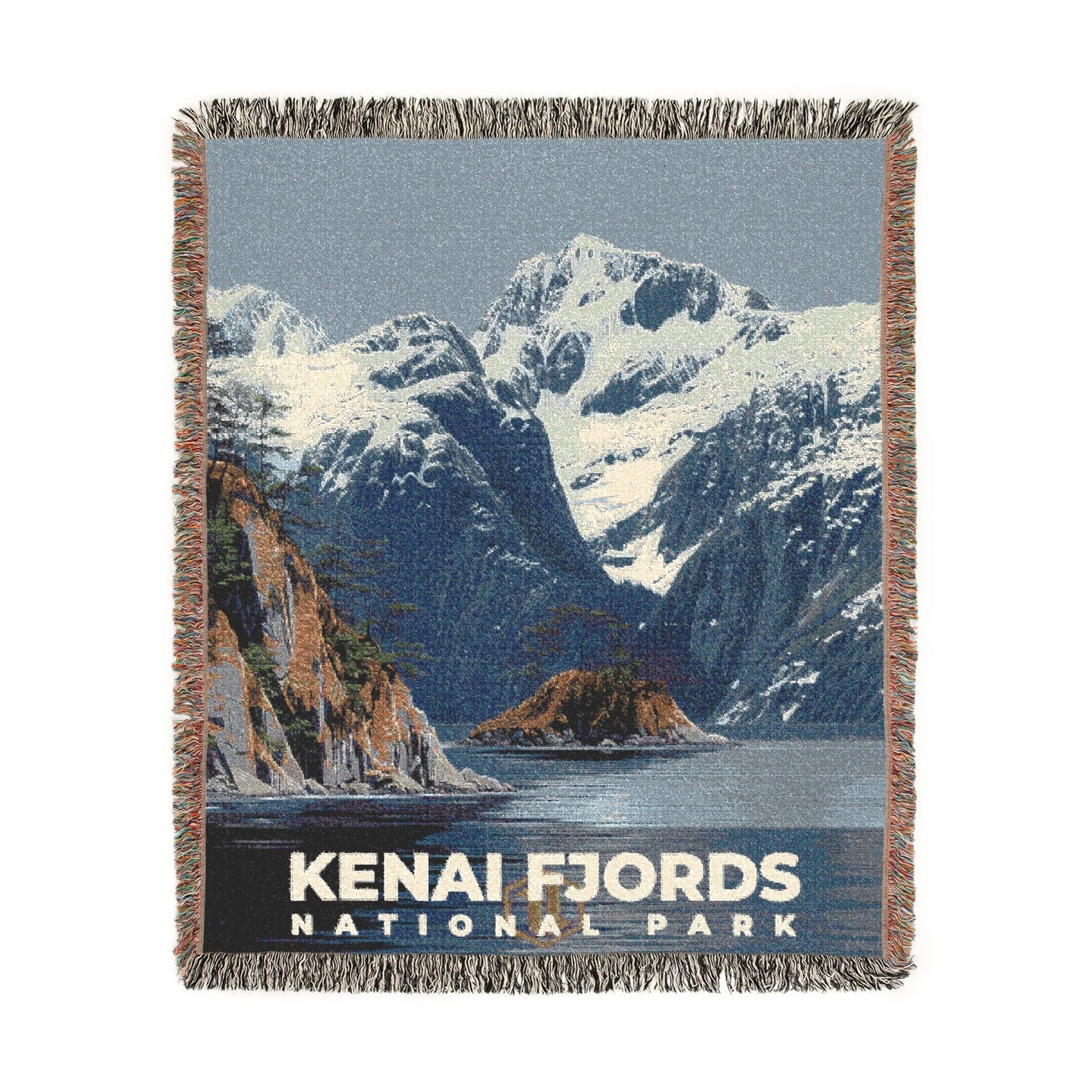 Kenai Fjords National Park Woven Blanket | S19