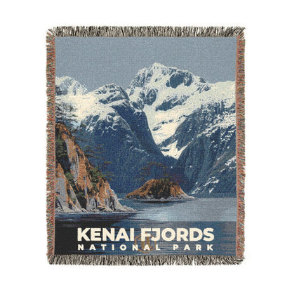 Kenai Fjords National Park Woven Blanket | S19