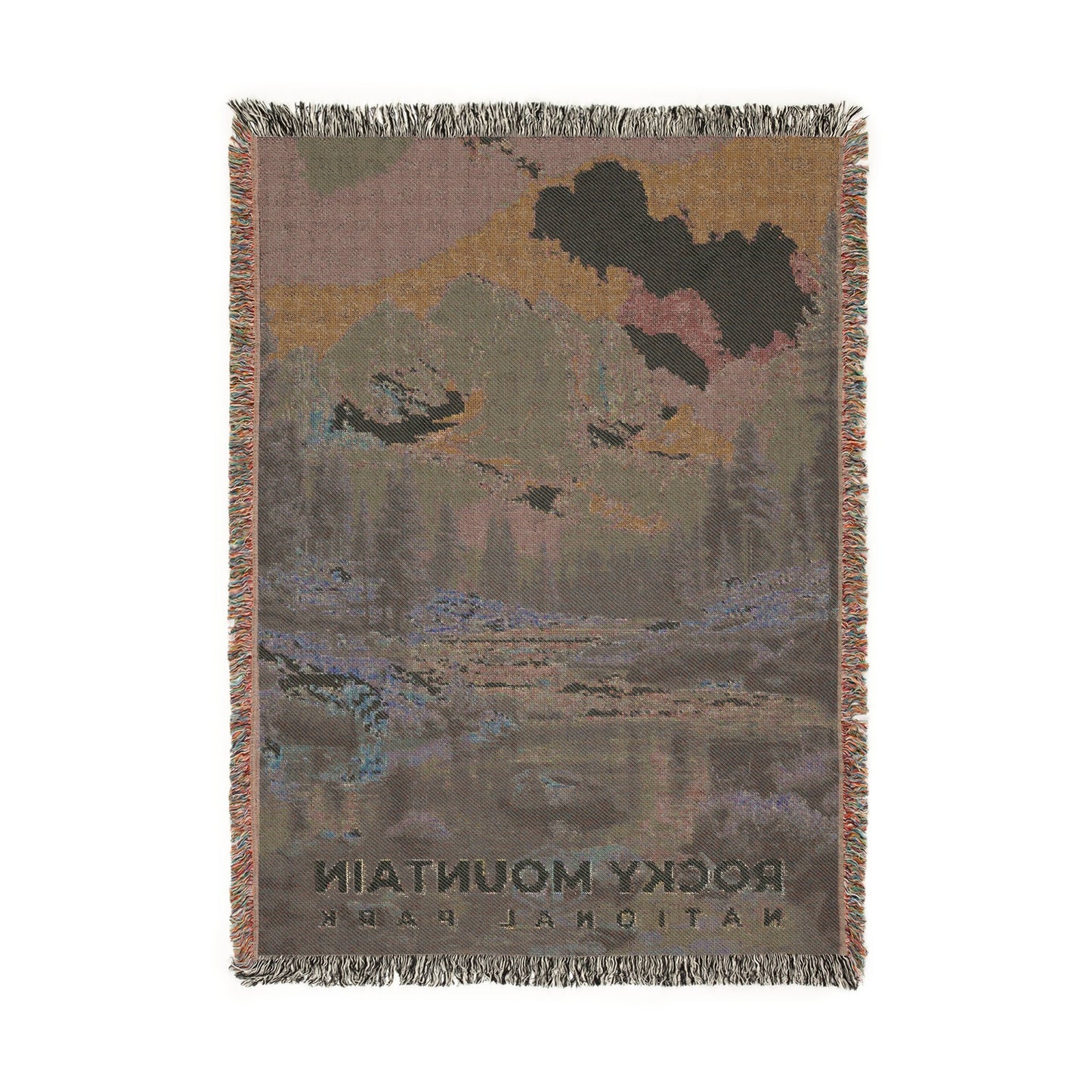 Rocky Mountain National Park Woven Blanket | S18