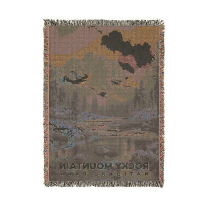Rocky Mountain National Park Woven Blanket | S18